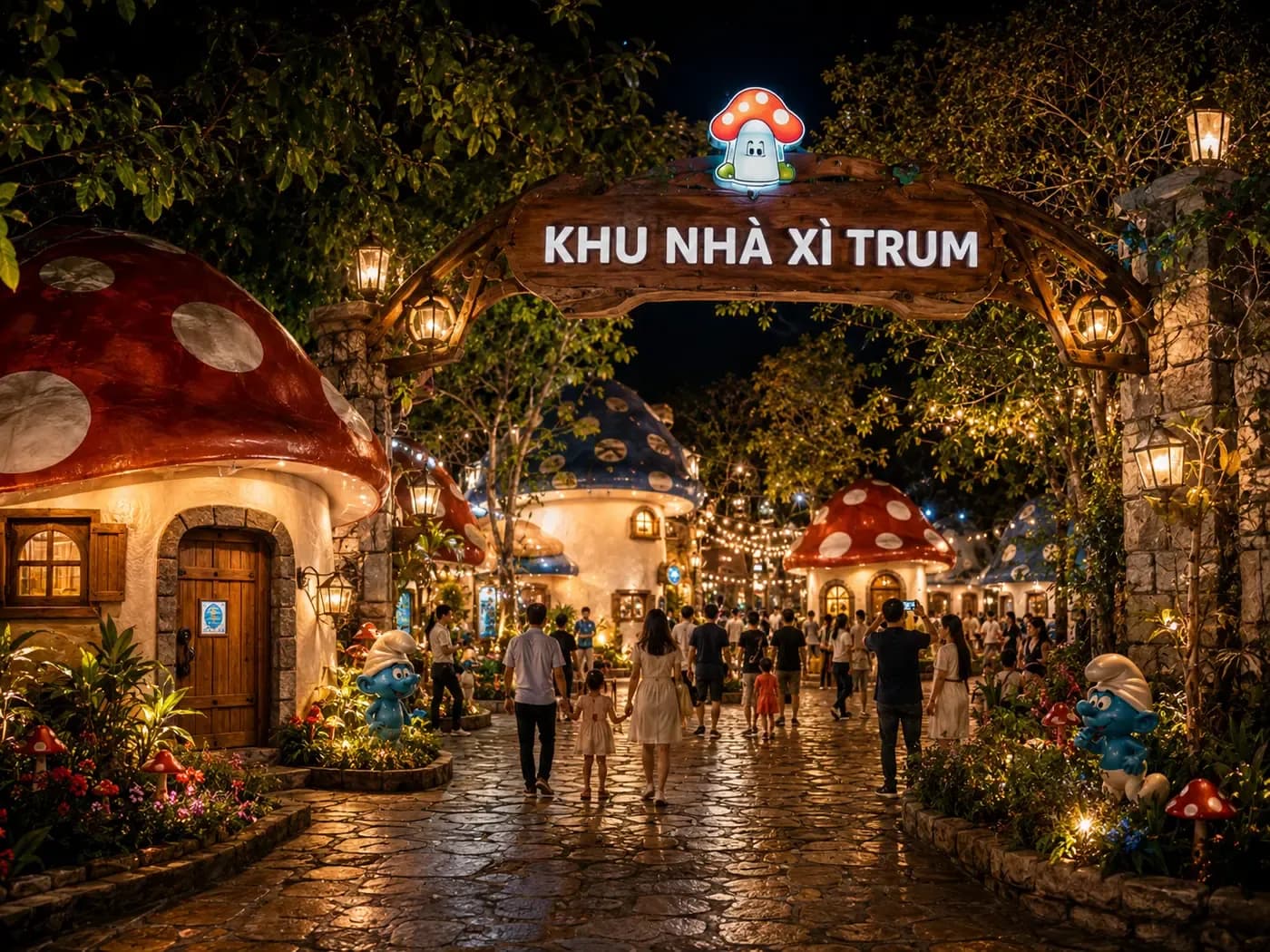 Đón chờ mùa lễ hội khai trương tại ngôi làng nhà nấm